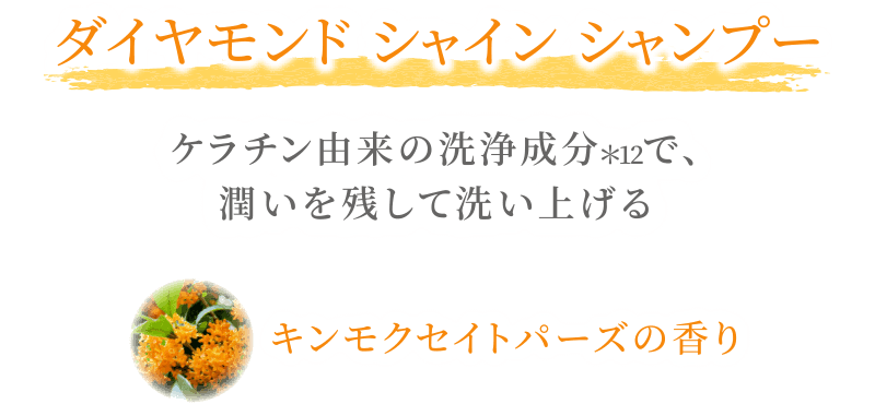 ダイヤモンドシャイン シャンプー